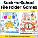 Back to School Board Games | Multi Digit Multiplication an