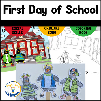 Preview of Back to School Book Activities Morning Work First Grade