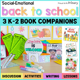 Back to School Read Aloud Books and Social Emotional Learn