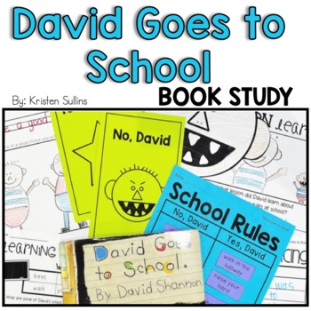 Preview of Back to School Book Study: David Goes to School
