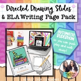 Back to School Book Worm Directed Drawing Automatic PPT | 