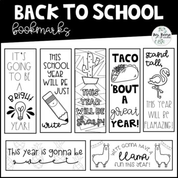 DIY Bookmarks for Back to School