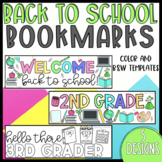 Back to School Bookmarks