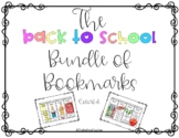 Back to School Bookmarks Bundle