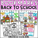 Back to School Bookmarks Student Gifts First Day of School