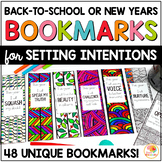 Back to School Bookmarks for Setting Intentions with Doodl