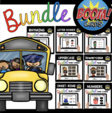 Back to School Boom Card™ BUNDLE - Alphabet - Phonics - Nu