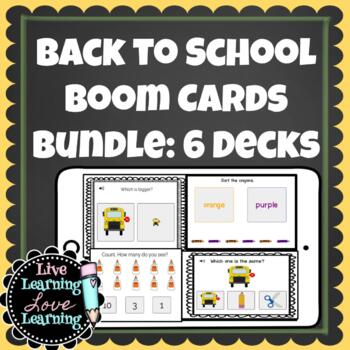 Preview of Back to School Boom Cards | 6 Decks