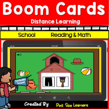 Preview of Back to School Boom Cards | Activities for PK K