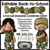Back to School Boot Camp Style with Dog Tags and MORE - EDITABLE