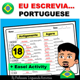 Back to School Brazilian Portuguese - Grammar Worksheet - 