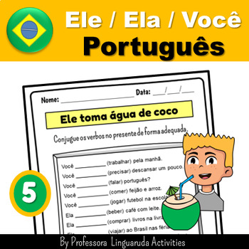 Preview of Back to School Brazilian Portuguese - Português para crianças