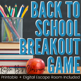Back to School Breakout Game