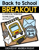 Back to School Breakout Game: A Printable Teambuilder Activity