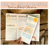 Back to School Brochure/ Syllabus (Rainbow Theme)