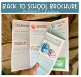 Back to School Brochure/ Syllabus (School Theme)