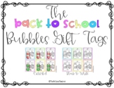 Back to School Bubble Gift Tags
