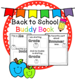 Back to School Buddy Activity Book