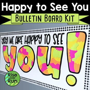 Back To School Bulletin Board By Rise Over Run Tpt