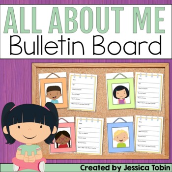 Preview of Back to School Bulletin Board All About Me Activity and Mini Worksheets