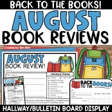 Back to School Bulletin Board Book Report Review Template 