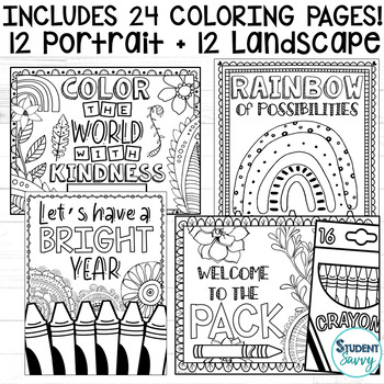 bulletin board coloring pages