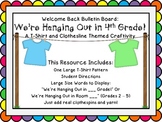 Back to School Bulletin Board & Craftivity With a T-Shirt 