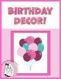 Back to School Bulletin Board Decor: Birthday Lists and Posters!