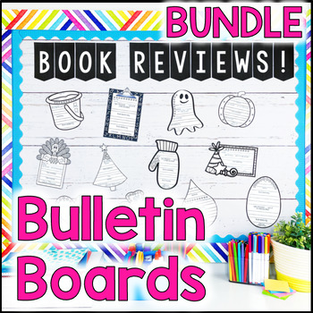 Preview of Back to School Bulletin Board Displays - 8 Classroom Bulletin Boards BUNDLE