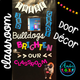 Back to School Bulletin Board Dog Theme | Classroom Door Decor