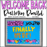 Back to School Bulletin Board - Editable!