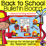 Back to School Bulletin Board Kindergarten