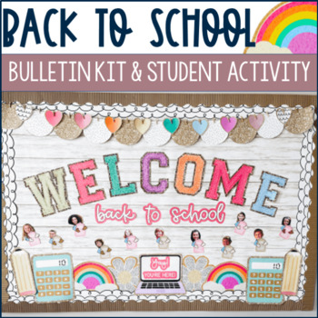 Preview of Back to School Bulletin Board Kit |  Welcome Back to School Activity
