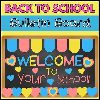 Back To School Bulletin Board Kit - Welcome To School Classroom Decoration