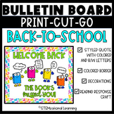 Back to School Bulletin Board Reading and Library | Classr