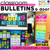 Back to School Bulletin Board Kits - with Math, ELA, Affir