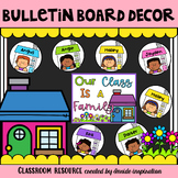 Back to School Bulletin Board Our Class Is A Family Door Decor