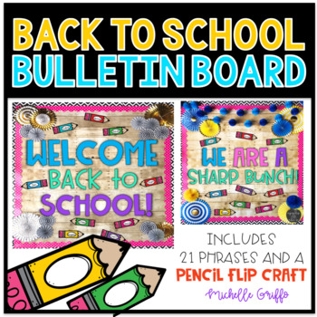 Back to School Bulletin Board Pencil Bulletin Board | TpT