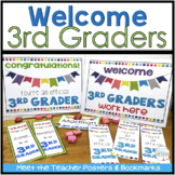 Meet the Teacher Posters and Bookmarks 3rd Grade