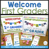 Meet the Teacher Posters and Bookmarks 1st Grade