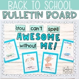 Back to School Bulletin Board | You Can't Spell Awesome Wi