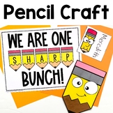 Back to School Bulletin Board and Craft | Pencil Craft