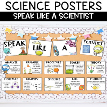 Preview of Back to School Bulletin Board for Science | Classroom Decor 