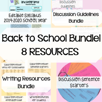 Preview of Back to School Bundle