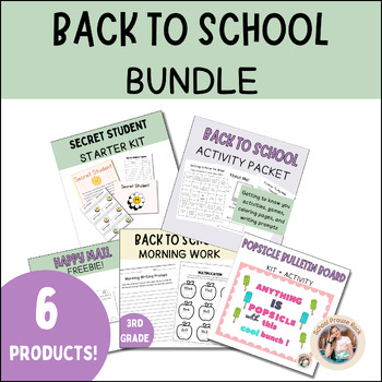 Back to School Bundle by Kathryn Prouse- School Prouse Rock | TPT