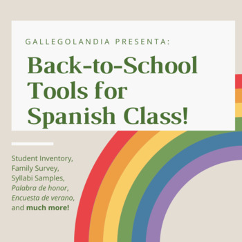 Preview of Back-to-School Bundle: All Your Spanish Class Essentials!