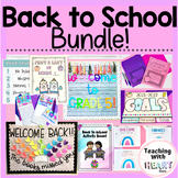 Back to School Bundle | Back to School Activities | Bullet