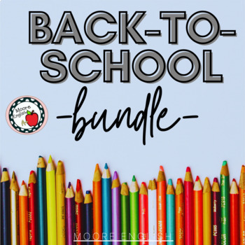 Preview of Back-to-School Bundle / Back-to-School Stations (14 resources) / 6-12 / 90+ pgs.