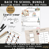 Back to School Bundle: Bulletin Board, All About Me and Mo