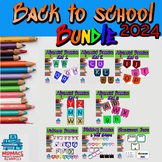 Back to School Bundle | Classroom Décor | Editable | Bulle